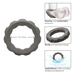alpha ring by Calextotics Cockring Silicone Erect Ring Alpha 37mm Gris